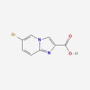 molecular formula C8H5BrN2O2 B1273606 6-Bromoimidazo[1,2-a]pyridine-2-carboxylic acid CAS No. 749849-14-7