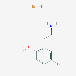 molecular formula C9H13Br2NO B1273614 5-Bromo-2-methoxyphenethylamine hydrobromide CAS No. 206559-44-6