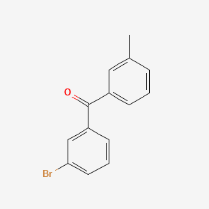 molecular formula C14H11BrO B1273616 3-Bromo-3'-methylbenzophenone CAS No. 844879-24-9