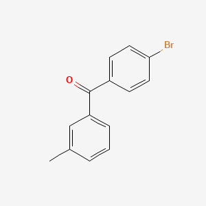 molecular formula C14H11BrO B1273617 4-Bromo-3'-methylbenzophenone CAS No. 27428-61-1