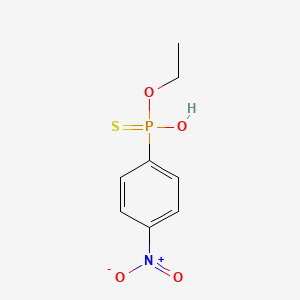 molecular formula C8H10NO4PS B12736171 Ethyl (p-nitrophenyl)phosphonothioate CAS No. 12262-83-8