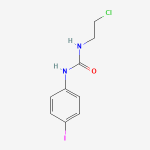 molecular formula C9H10ClIN2O B12736199 1-(2-Chloroethyl)-3-(4-iodophenyl)urea CAS No. 146257-20-7