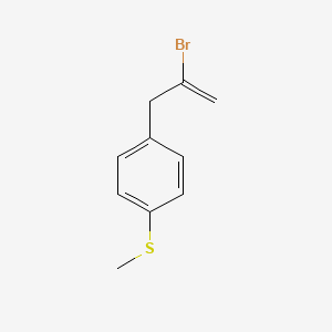 molecular formula C10H11BrS B1273621 2-Bromo-3-[4-(methylthio)phenyl]-1-propene CAS No. 842140-44-7