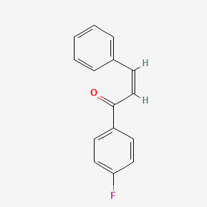 molecular formula C15H11FO B12736244 4'-Fluorochalcone, (Z)- CAS No. 72758-70-4