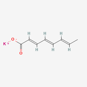 molecular formula C8H9KO2 B12736266 Potassium octatrienoate CAS No. 1147842-10-1