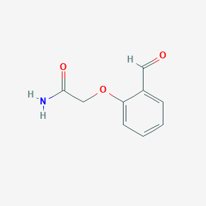 molecular formula C9H9NO3 B1273628 2-(2-Formylphenoxy)acetamide CAS No. 24590-06-5