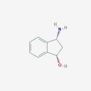 molecular formula C9H11NO B127363 (1S,3R)-3-amino-2,3-dihydro-1h-inden-1-ol CAS No. 403672-03-7