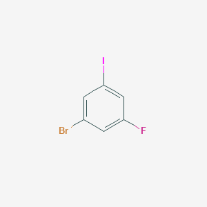 molecular formula C6H3BrFI B1273634 1-Bromo-3-fluoro-5-iodobenzene CAS No. 845866-85-5