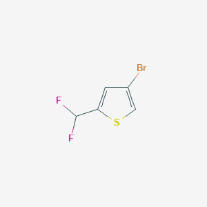 B1273639 4-Bromo-2-(difluoromethyl)-thiophene CAS No. 627526-93-6
