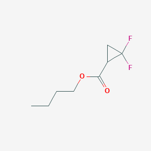 molecular formula C8H12F2O2 B1273641 Butyl 2,2-difluorocyclopropanecarboxylate CAS No. 260352-79-2