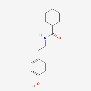 molecular formula C15H21NO2 B12736424 N-Cyclohexanoyl tyramine CAS No. 727732-91-4