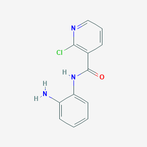 molecular formula C12H10ClN3O B1273651 N-(2-氨基苯基)-2-氯烟酰胺 CAS No. 57841-69-7