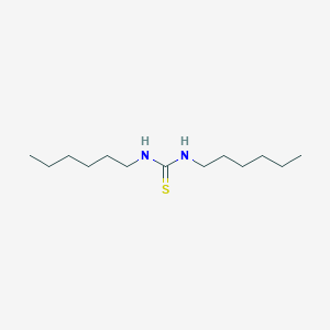 molecular formula C13H28N2S B1273656 1,3-Dihexylthiourea CAS No. 21071-28-3