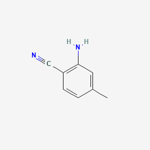 molecular formula C8H8N2 B1273660 2-Amino-4-methylbenzonitrile CAS No. 26830-96-6