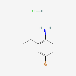 molecular formula C8H11BrClN B1273661 4-Bromo-2-ethylaniline hydrochloride CAS No. 30273-22-4