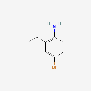 molecular formula C8H10BrN B1273662 4-溴-2-乙基苯胺 CAS No. 45762-41-2