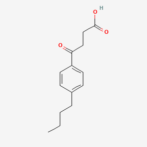 molecular formula C14H18O3 B1273665 4-(4-Butylphenyl)-4-oxobutanoic acid CAS No. 72271-71-7