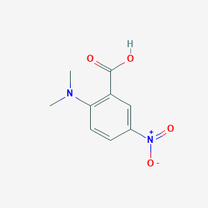 molecular formula C9H10N2O4 B1273680 2-(二甲氨基)-5-硝基苯甲酸 CAS No. 4405-28-1