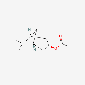molecular formula C12H18O2 B12736861 Pinocarvyl acetate, cis-(+)- CAS No. 75044-06-3