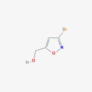 B1273690 3-Bromo-5-hydroxymethylisoxazole CAS No. 25742-00-1