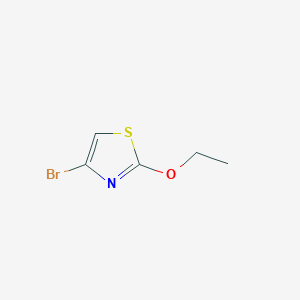 molecular formula C5H6BrNOS B1273697 4-溴-2-乙氧基噻唑 CAS No. 240816-34-6