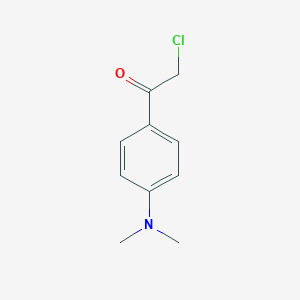 molecular formula C10H12ClNO B012737 Ethanone, 2-chloro-1-[4-(dimethylamino)phenyl]- CAS No. 110945-00-1