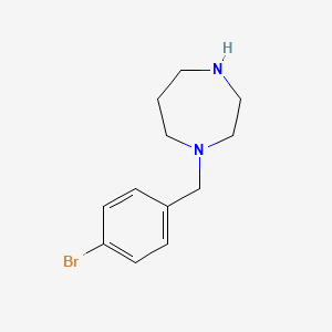 molecular formula C12H17BrN2 B1273708 1-(4-溴苄基)-1,4-二氮杂环己烷 CAS No. 690632-73-6