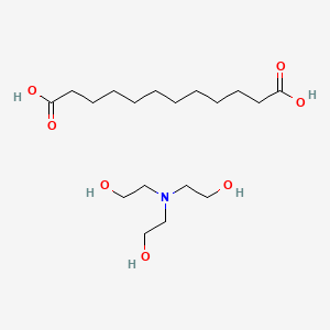molecular formula C18H37NO7 B12737114 Einecs 285-271-5 CAS No. 85049-97-4