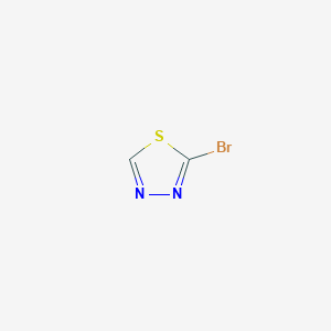 molecular formula C2HBrN2S B1273722 2-Bromo-1,3,4-thiadiazole CAS No. 61929-24-6