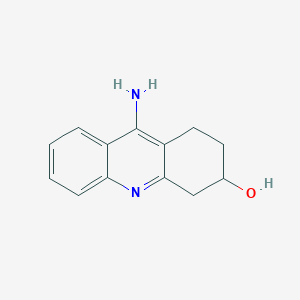 molecular formula C13H14N2O B12737224 3-Hydroxytacrine CAS No. 178450-86-7