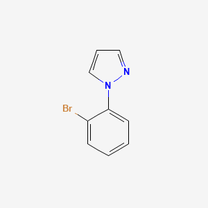 molecular formula C9H7BrN2 B1273732 1-(2-Bromophenyl)-1H-pyrazole CAS No. 87488-84-4
