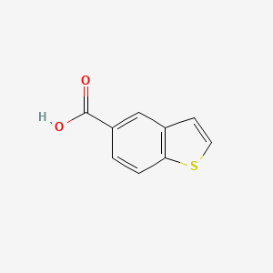 molecular formula C9H6O2S B1273733 1-Benzothiophene-5-carboxylic acid CAS No. 2060-64-2