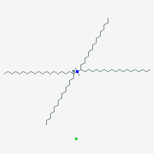 molecular formula C70H144ClN B12737332 Ceteardimonium chloride CAS No. 92129-33-4
