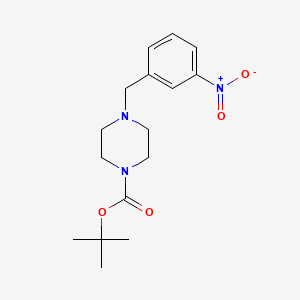 molecular formula C16H23N3O4 B1273744 1-Boc-4-(3-硝基苄基)哌嗪 CAS No. 203047-33-0