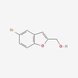 molecular formula C9H7BrO2 B1273746 (5-溴-1-苯并呋喃-2-基)甲醇 CAS No. 38220-77-8