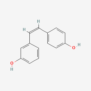molecular formula C14H12O2 B12737546 3-[(Z)-2-(4-hydroxyphenyl)ethenyl]phenol CAS No. 564470-96-8