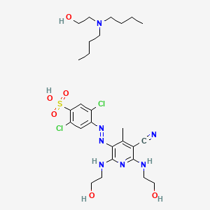molecular formula C27H41Cl2N7O6S B12737571 Einecs 275-023-4 CAS No. 70917-04-3