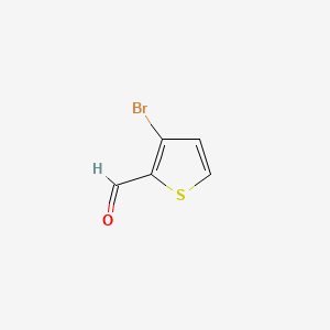 molecular formula C5H3BrOS B1273759 3-Bromothiophene-2-carboxaldehyde CAS No. 930-96-1