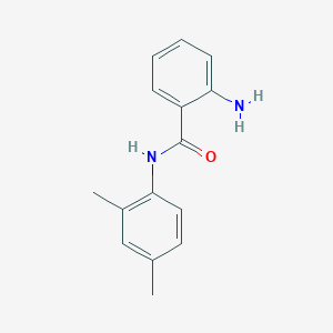 molecular formula C15H16N2O B1273762 2-amino-N-(2,4-dimethylphenyl)benzamide CAS No. 21132-02-5