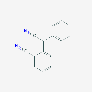 molecular formula C15H10N2 B1273765 2-[Cyano(phenyl)methyl]benzenecarbonitrile CAS No. 127667-03-2