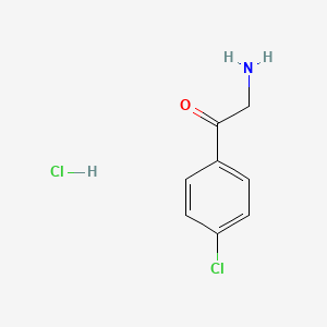 molecular formula C8H9Cl2NO B1273774 2-amino-1-(4-chlorophenyl)ethanone Hydrochloride CAS No. 5467-71-0