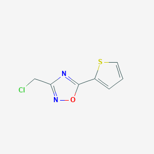 3-(Chloromethyl)-5-(thiophen-2-yl)-1,2,4-oxadiazole