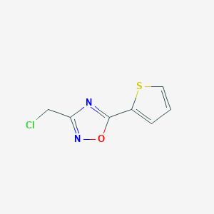 B1273777 3-(Chloromethyl)-5-(thiophen-2-yl)-1,2,4-oxadiazole CAS No. 306936-06-1