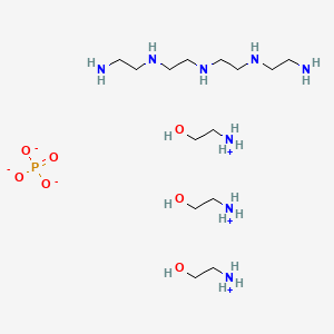 molecular formula C14H47N8O7P B12737786 Einecs 282-228-2 CAS No. 84145-05-1