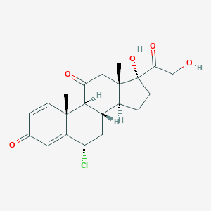 molecular formula C21H25ClO5 B127378 氯泼尼松 CAS No. 52080-57-6