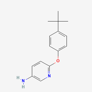 6-(4-Tert-butylphenoxy)pyridin-3-amine