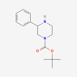 molecular formula C15H22N2O2 B1273786 Tert-butyl 3-phenylpiperazine-1-carboxylate CAS No. 502649-25-4