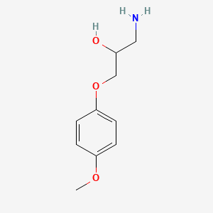 molecular formula C10H15NO3 B1273787 1-Amino-3-(4-methoxyphenoxy)propan-2-ol CAS No. 5002-93-7