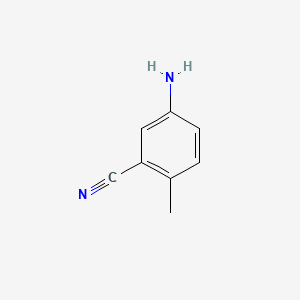 molecular formula C8H8N2 B1273788 5-Amino-2-methylbenzonitrile CAS No. 50670-64-9