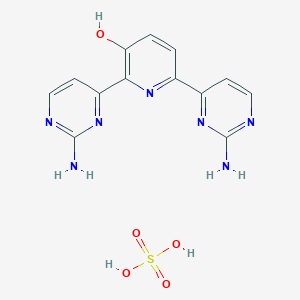 molecular formula C13H13N7O5S B12737885 Avotaciclib sulfate CAS No. 1983984-04-8